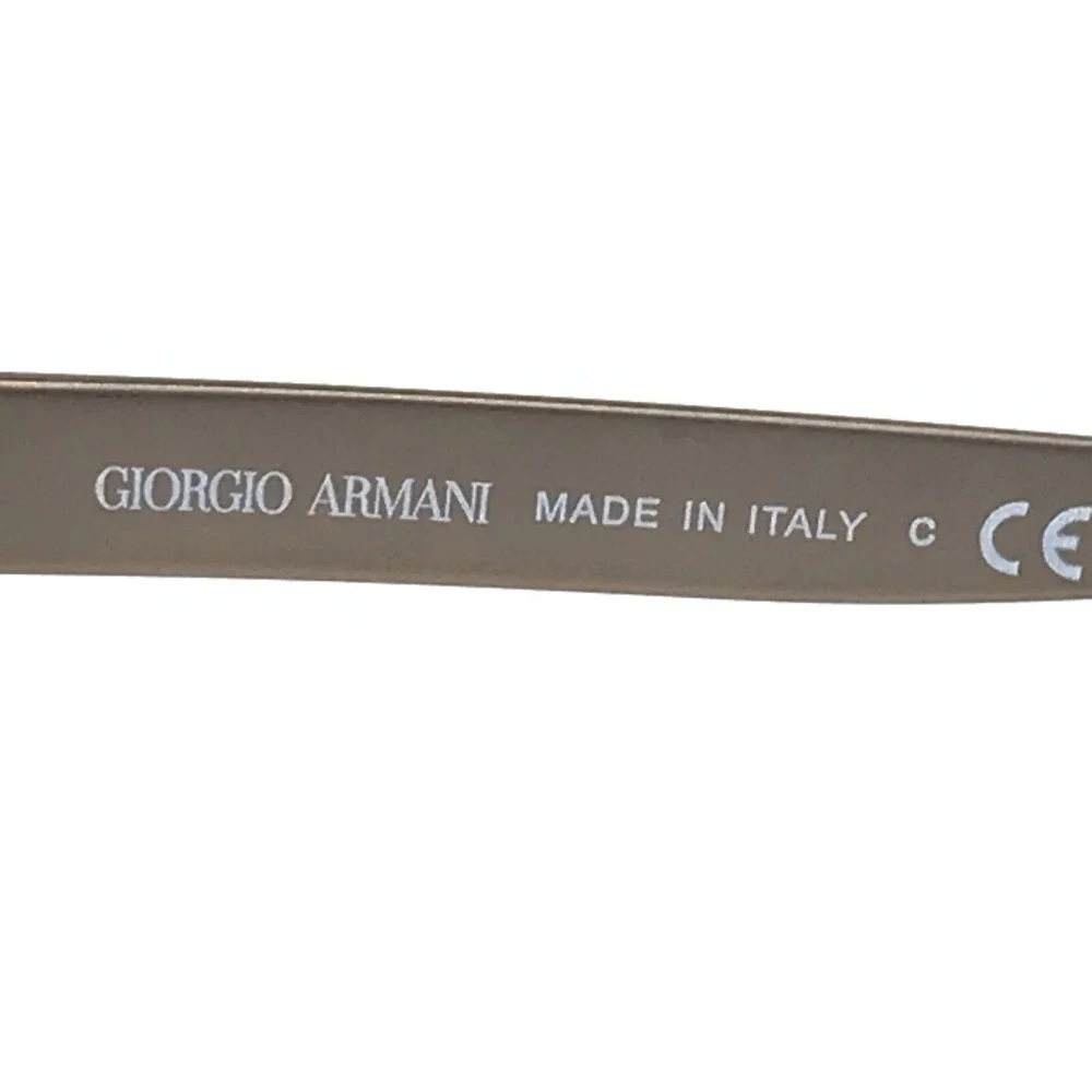 Giorgio Armani Sunglasses AR 6078 3006/13 Brown Round Frames with Brown Lenses